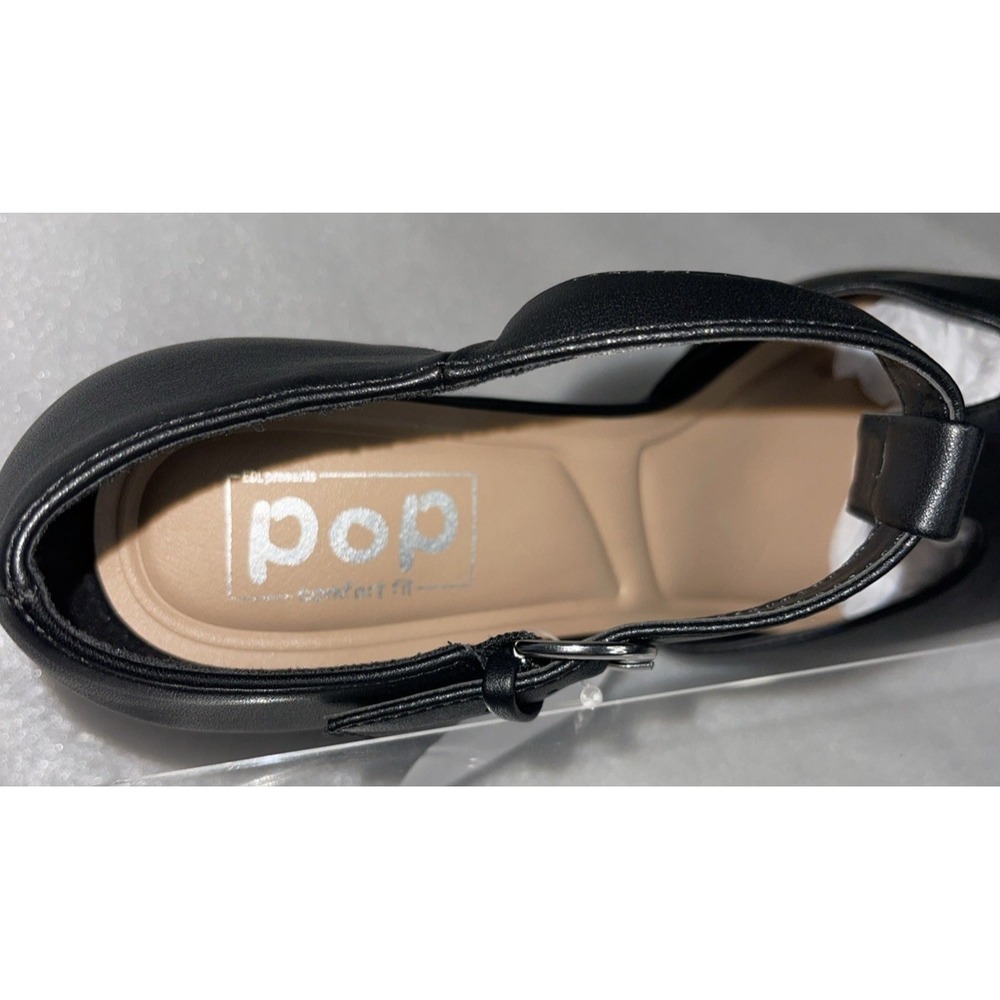 POP Worthy Black Mary Jane Chunky Platform Heeled Retro Shoe Women's Size 11 NEW - Picture 16 of 16